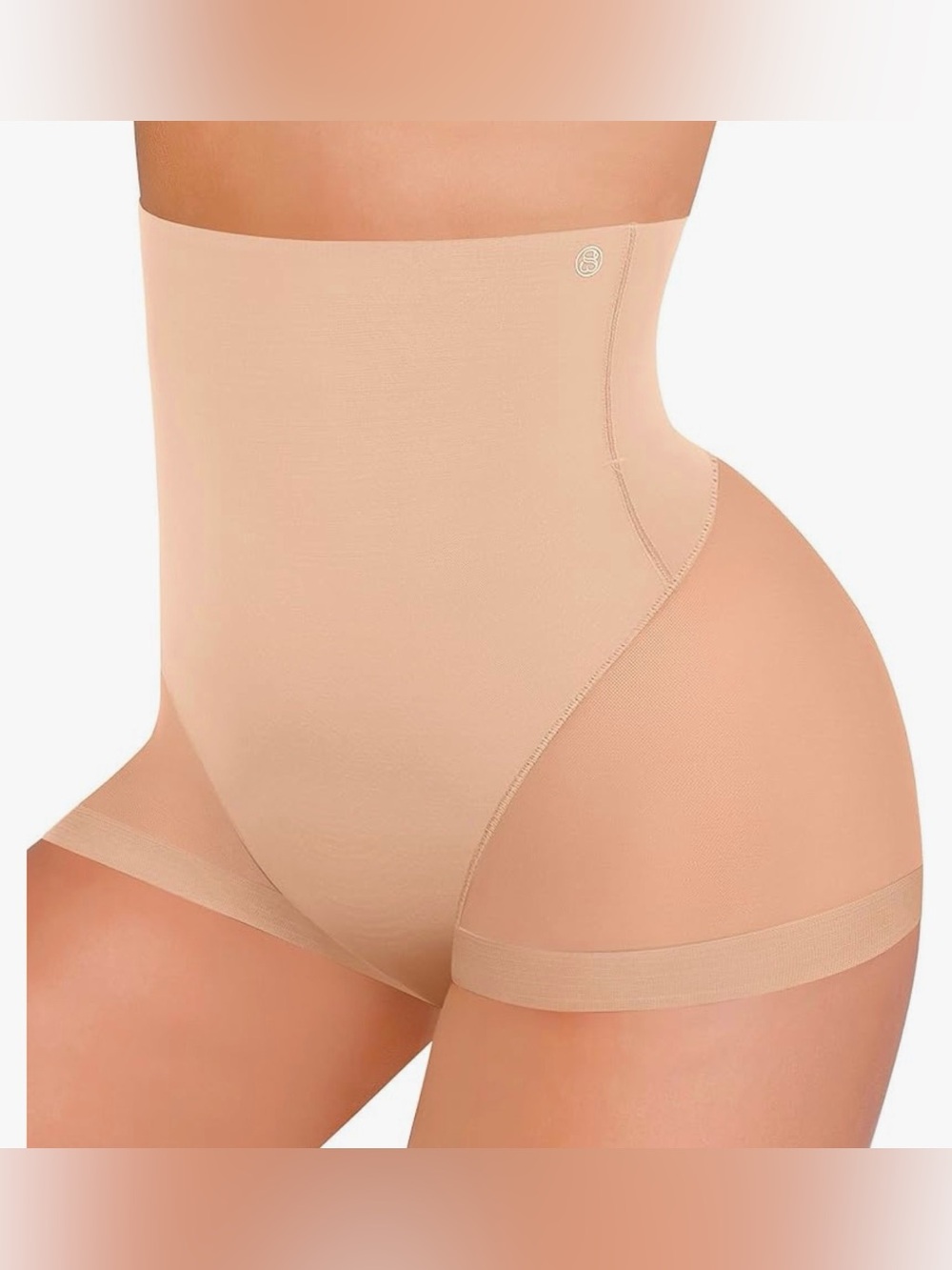 High-Waist Nude Shaping Briefs for Women size MED new
